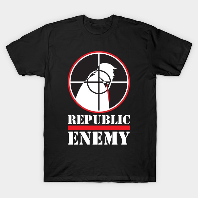 REPUBLIC ENEMY OF THE STATE! T-Shirt by jasoncartoons